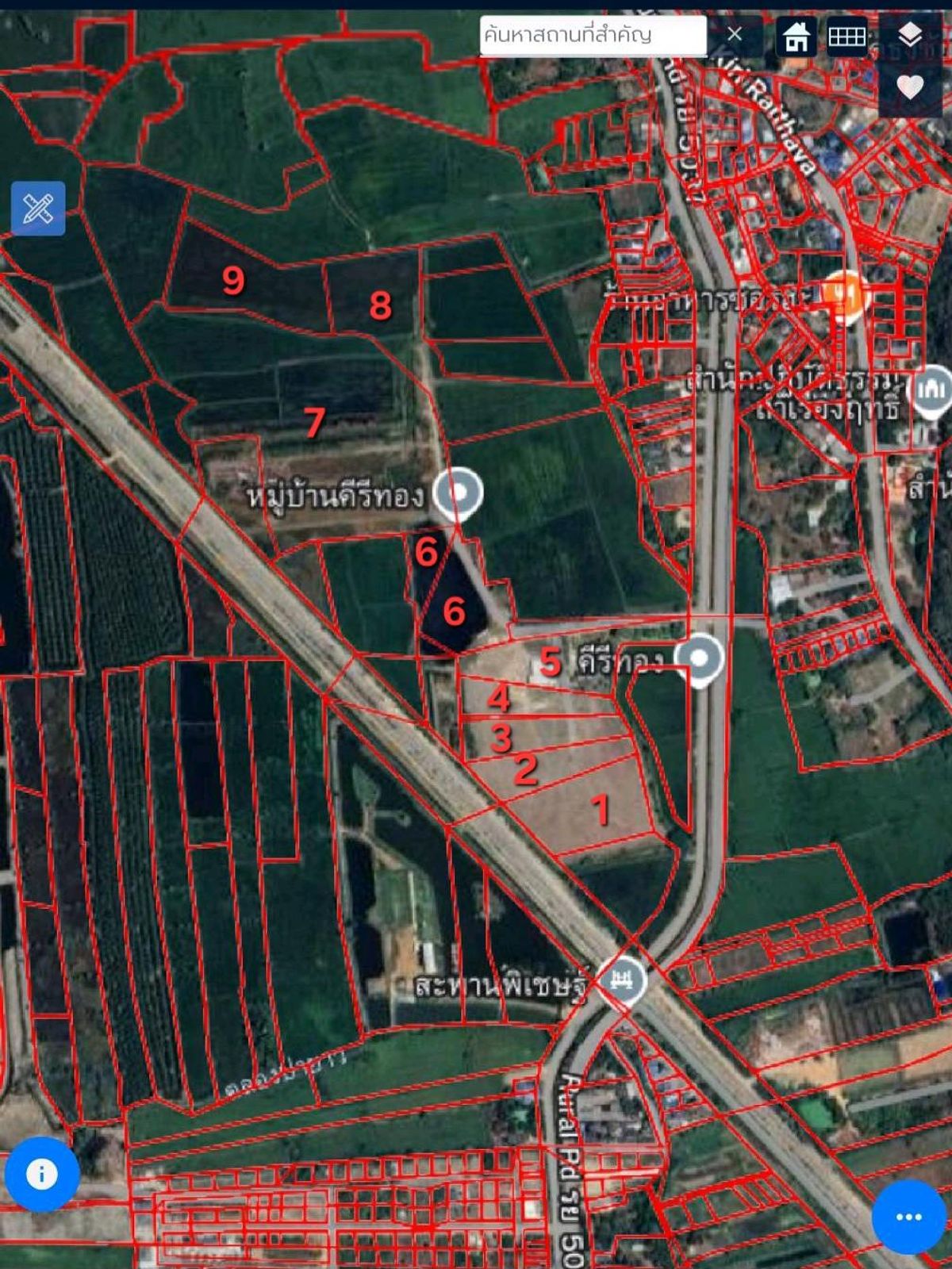 Land for sale 94-2-90 Rai Khiri Thong, Thongchai Subdistrict, Phetchaburi Province, lower than the bank assessment price. – รูปที่ 4