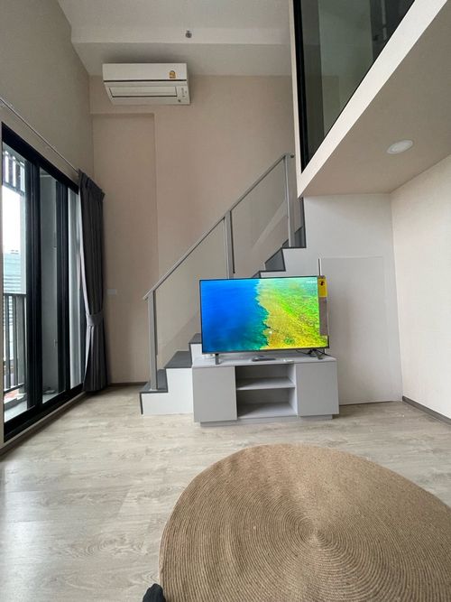 🔥For urgent rent 🔥Soho Bangkok Ratchada near Huai Khwang intersection!! Ready to move in room