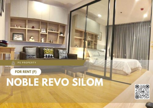 For rent 💫Noble Revo Silom 💫 Fully furnished and equipped with electrical appliances, near BTS Surasak