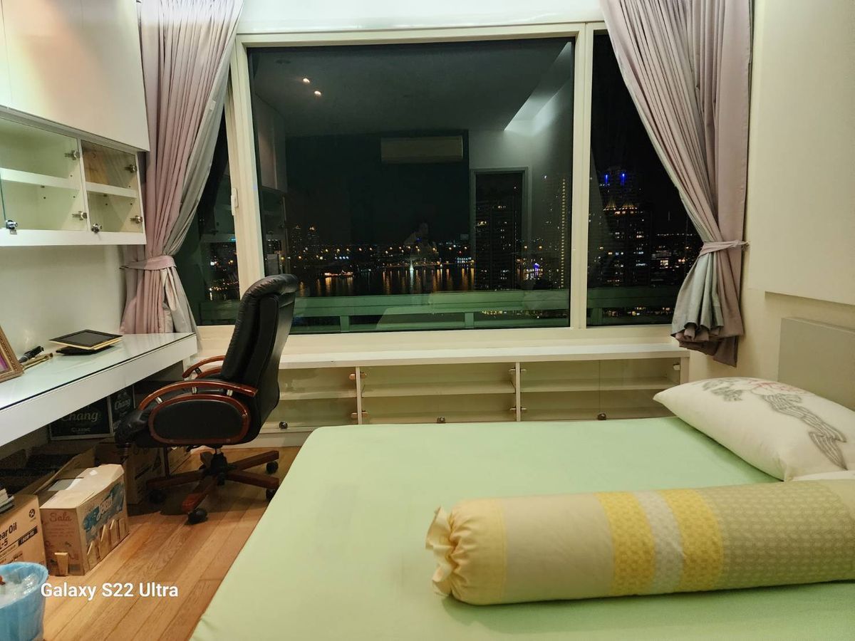 94sqm Beautiful, Riverside 2 bedrooms condo for rent at Watermark – รูปที่ 3