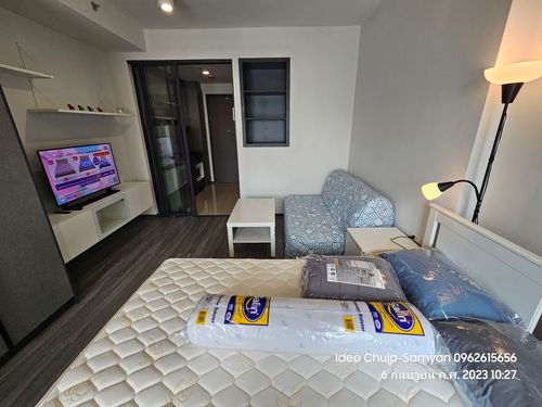 for Rent ให้เช่า Ideo Chula-Samyan 28.8  Sq,m. Fully Finished 21,000  โทรเลย น้อง 096-2615656  ห้องกว้าง 28.8 ตรม. 1 นอน 1น้ำ ตกแต่ง พร้อมอยู่   Location :  Samyan  Rental Price : 21,000 Baht / month  Condominium near MRT :   Samyan Station  Condominium U