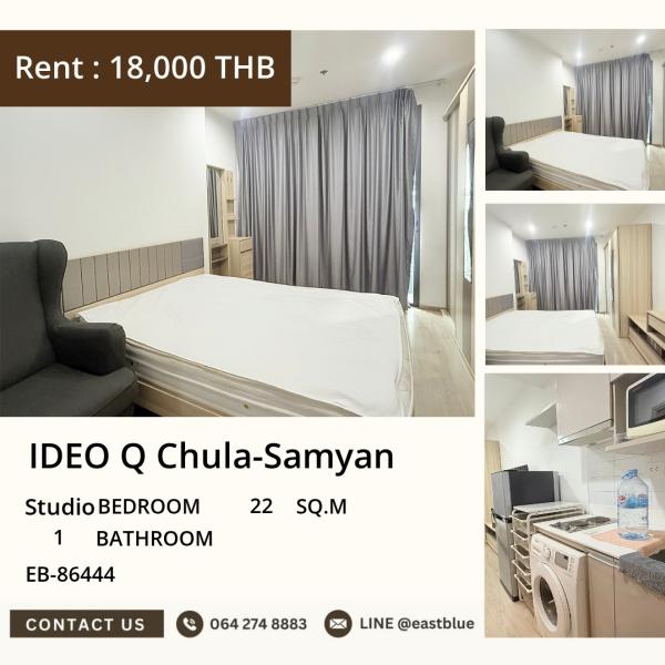 IDEO Q Chula-Samyan, Studio bed, 18000 per month
