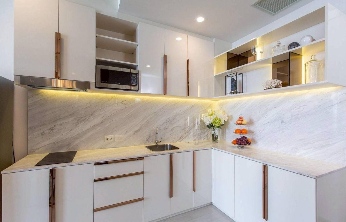 ♔ Modern Luxury style ♔ ชั้น 40+ พื้นที่ใช้สอย 60.21 ตร.ม. | 1 ห้องนอน 1 ห้องน้ำ | คอนโดมีSkywalk เชื่อมเข้า BTS เพลินจิตและเซ็นทรัล เอ็มแบสซี่ – รูปที่ 3