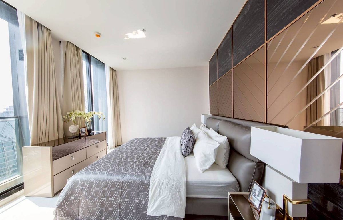 ♔ Modern Luxury style ♔ ชั้น 40+ พื้นที่ใช้สอย 60.21 ตร.ม. | 1 ห้องนอน 1 ห้องน้ำ | คอนโดมีSkywalk เชื่อมเข้า BTS เพลินจิตและเซ็นทรัล เอ็มแบสซี่ – รูปที่ 2