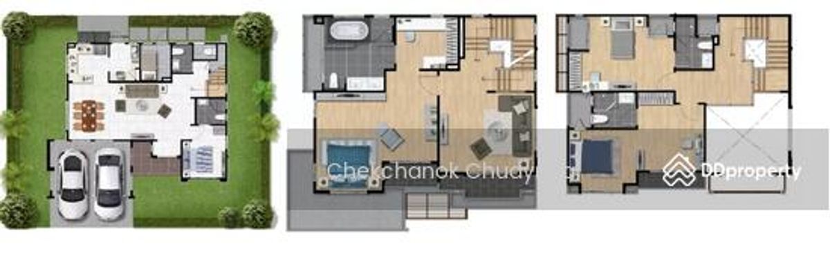 ขายบ้านเดี่ยว 3 ชั้น ม.ภัสสร สรงประภา ดอนเมือง ใช้สอย 270 ตรม.4นอน5น้ำ 13.9 ลบ. – รูปที่ 2