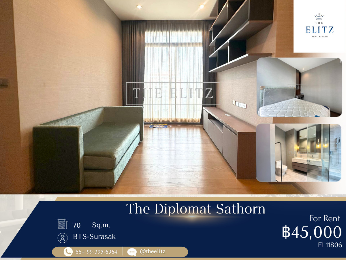 ✨ The Art of living well without shouting - Discover a timeless High-End Residence in the absolute Heart of Sathorn✨