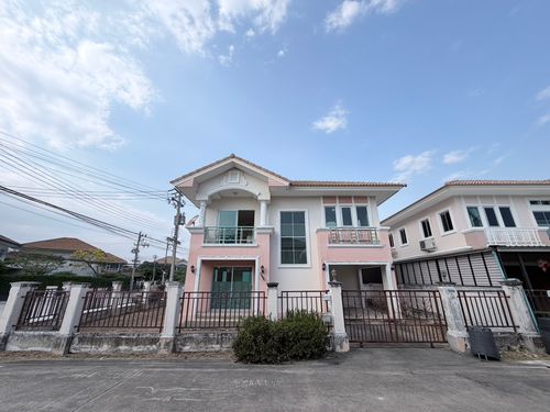 Single house for sale, Pruksa Village, 6 candles, 32 sea, back corner, main main location, selling according to the condition‼ Suitable for investors Or buy to renovate
