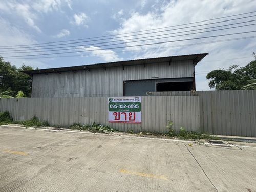 Land with warehouse Soi Nam Chum 1, Bang Yai, good location, easy to travel in and out