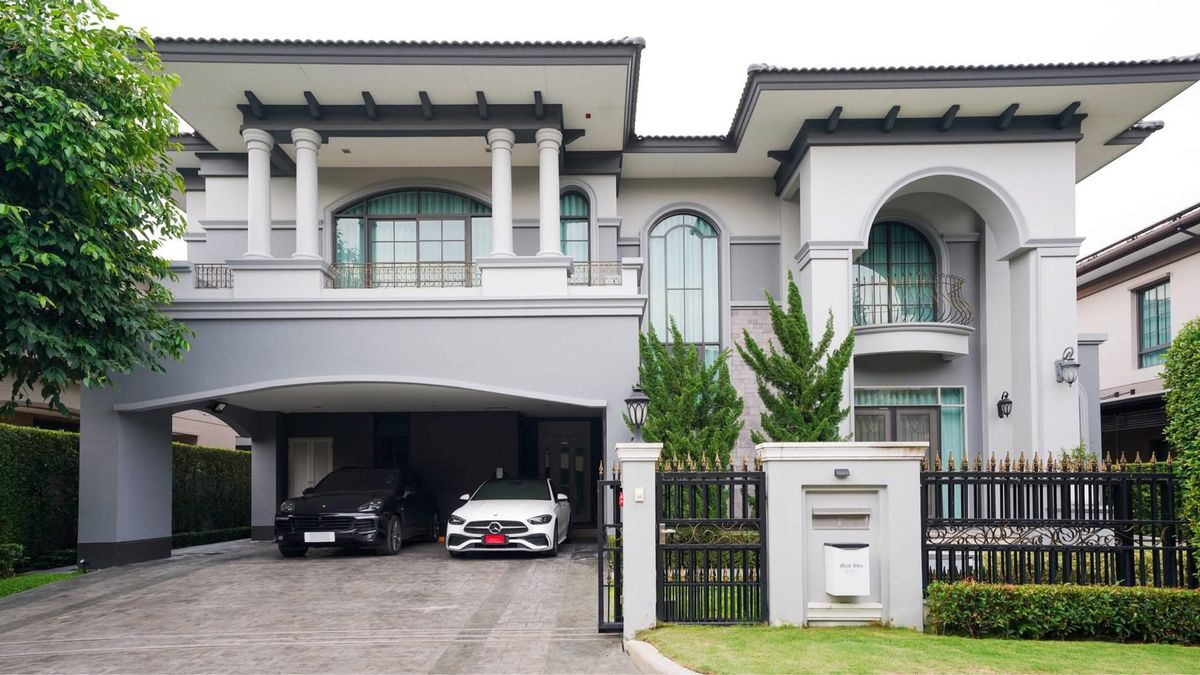 ♦ Super Luxury Class ♦ 2 -story mansion 121.00 sq.w. | 3 bedrooms, 3 bathrooms, 1 office, 1 home room | Near Mahidol University, Salaya 12 minutes ♦ Super Luxury Class ♦ 2 -story mansion 121.00 sq.w. | 3 bedrooms, 3 bathrooms, 1 office, 1 home room | Near Mahidol University, Salaya 12 minutes