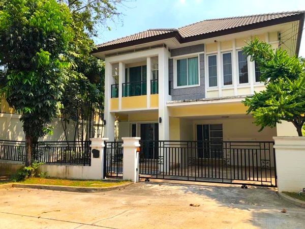 บ้านเดี่ยว 4ห้องนอน เลี้ยงสัตว์ได้ ติดถนนราชพฤกษ์ ใกล้ธนานนท์ สปอร์ตคลับ หลังริม เฟอร์นิเจอร์ครบ 