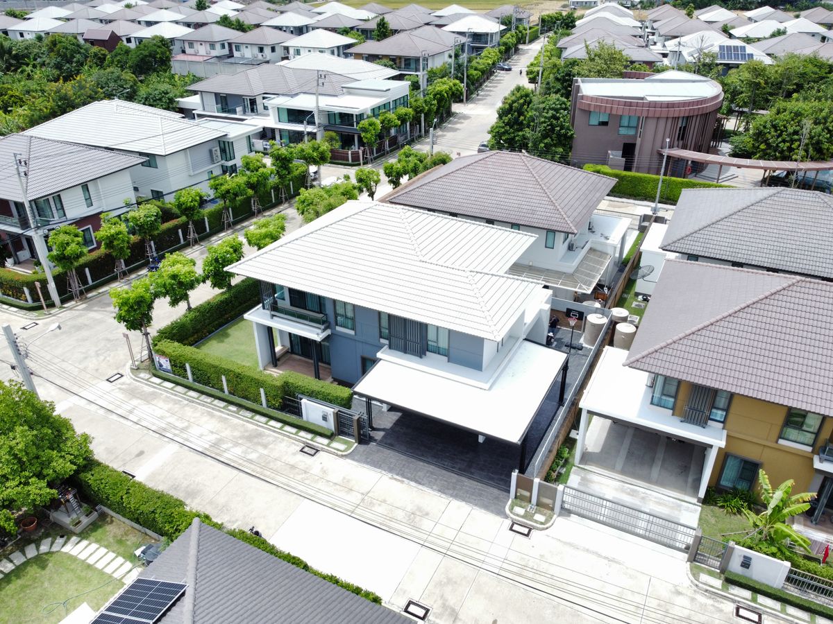 บ้านเดี่ยว บุราสิริ ราชพฤกษ์ - 345 ขนาด 91 ตร.วา หลังมุม ใกล้ Clubhouse แบบบ้านใหญ่ที่สุดในโครงการ บ้านสวย พร้อมย้ายเข้าอยู่ (Burasiri Ratchaphruek – 345) – รูปที่ 2
