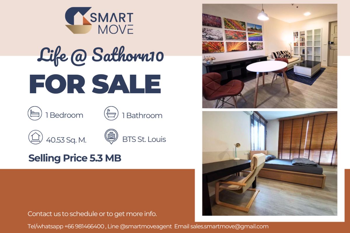 🔥 Sale with tenant !! 🔥 Code C20221200576..........Life @ Sathorn 10, 1 bedroom, 1 bathroom, high floor 16++, North Facing, furnished, Special Deal!!📣📣 🔥 Sale with tenant !! 🔥 Code C20221200576..........Life @ Sathorn 10, 1 bedroom, 1 bathroom, high floor 16++, North Facing, furnished, Special Deal!!📣📣