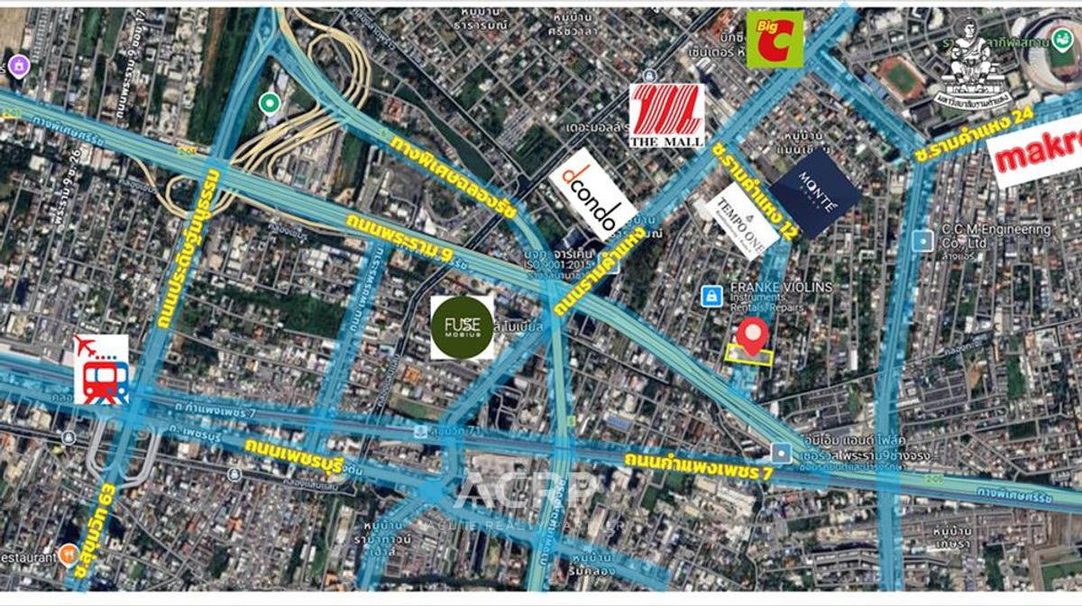 ขายที่ดินแปลงสวย ซอยรามคำแหง 12 แยก 4 ทำเลใจกลางบางกะปิ เหมาะสำหรับพัฒนาโครงการที่อยู่อาศัยหรืออาคารพาณิชย์ ใกล้รถไฟฟ้า MRT สายสีส้ม – รูปที่ 4