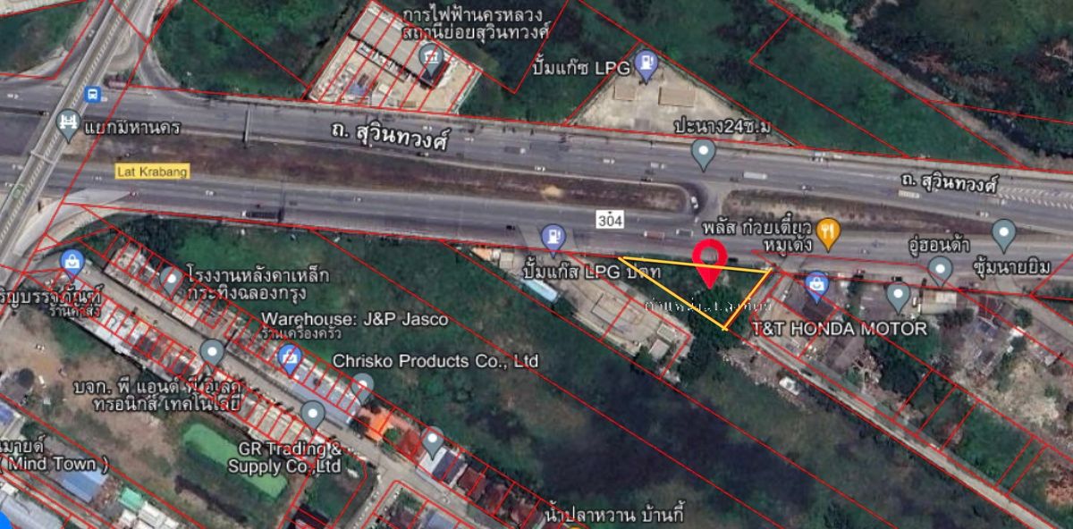 Land for sale 251 sq.m., 70 meters wide, next to Suwinthawong Road Near Maha Nakhon Intersection Suitable for office-restaurant – รูปที่ 2