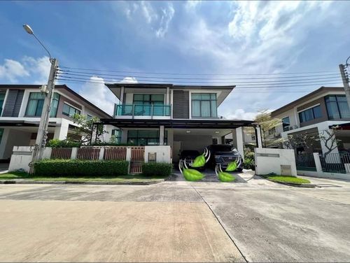 ขายบ้านเดี่ยวคุณภาพดีทำเลดีเดินทางสะดวก โครงการเศรษฐสิริ อ่อนนุช – ศรีนครินทร์ | แบบบ้าน Innizia | ทิศเหนือ | ราคาพิเศษ 10.59 MB ALLIN PRICE