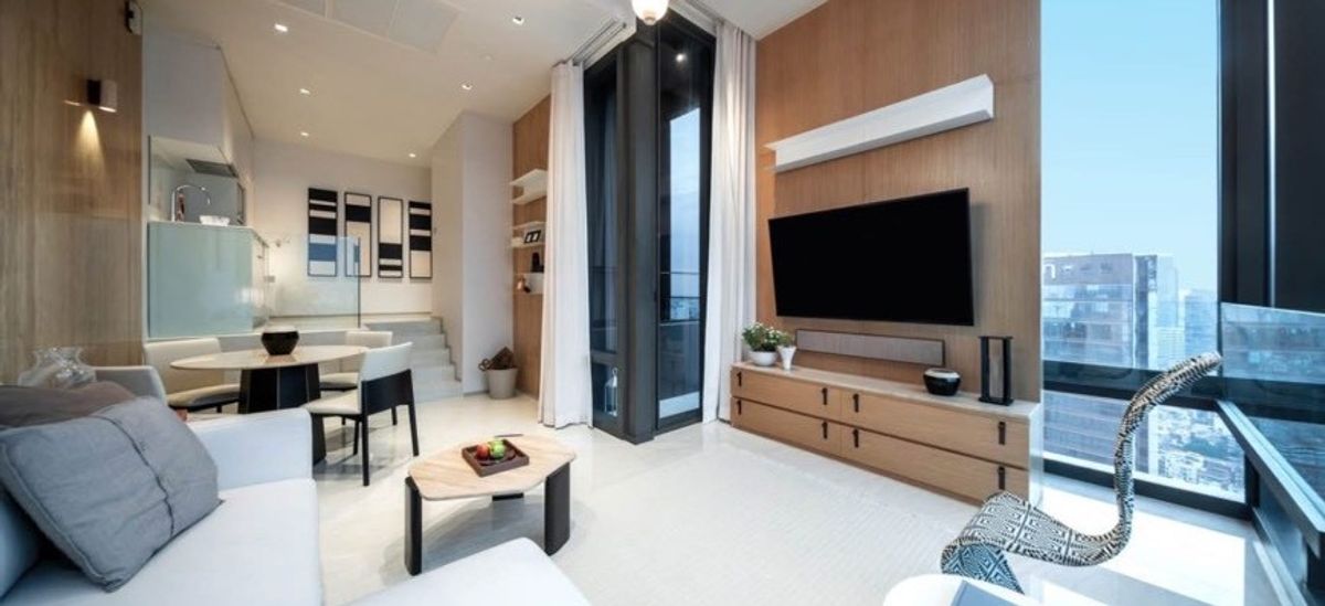 ❖ views for festive fireworks ❖ ชั้น 35++ ขนาด 72.00 ตร.ม. | 2 ห้องนอน 2 ห้องน้ำ | Mahanakorn Tower view | ใกล้ BTS ศาลาแดง – รูปที่ 3