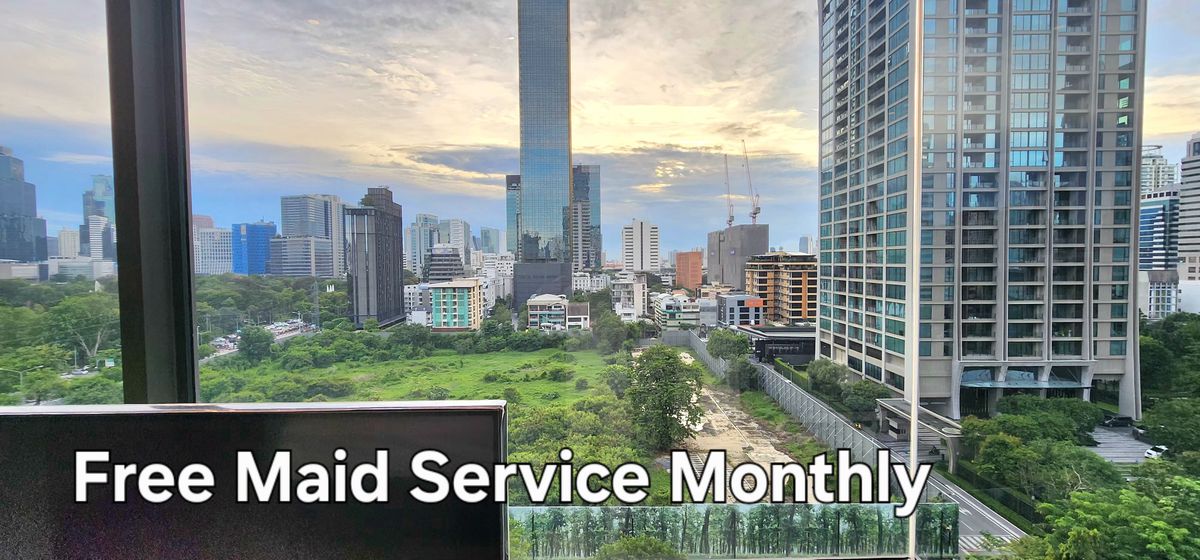🔥🔥🔥BRAND NEW UNIT + FREE Maid Service -Muniq Langsuan For Rent with Fantastic Green View 🔥🔥🔥