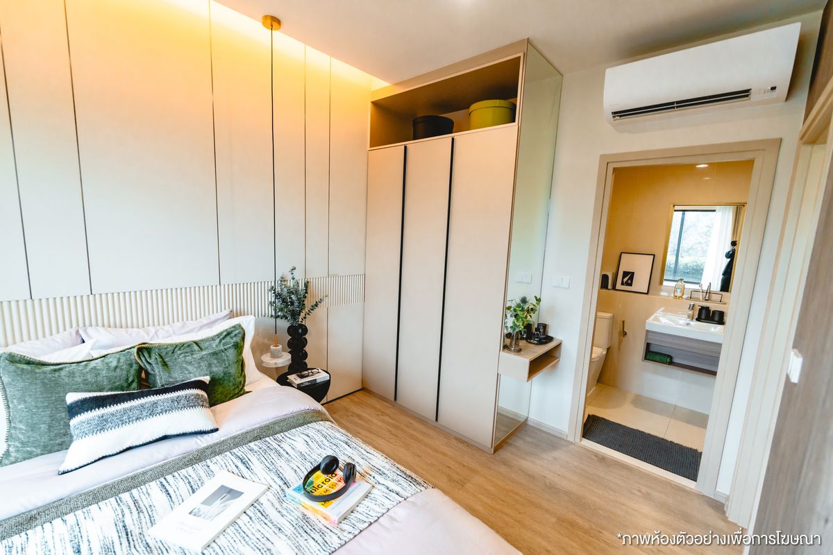 For sale คอนโด RI-NÉ Khon Kaen (รีเน่ ขอนแก่น) ชั้นสูง ขนาด 29.2 ตร.ม. 1 bedroom @3.1MB – รูปที่ 3