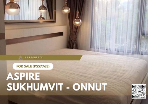 Urgent sale 🔥 Aspire Sukhumvit - Onnut 🔥 near the BTS, complete furniture and electrical appliances (PS57763)