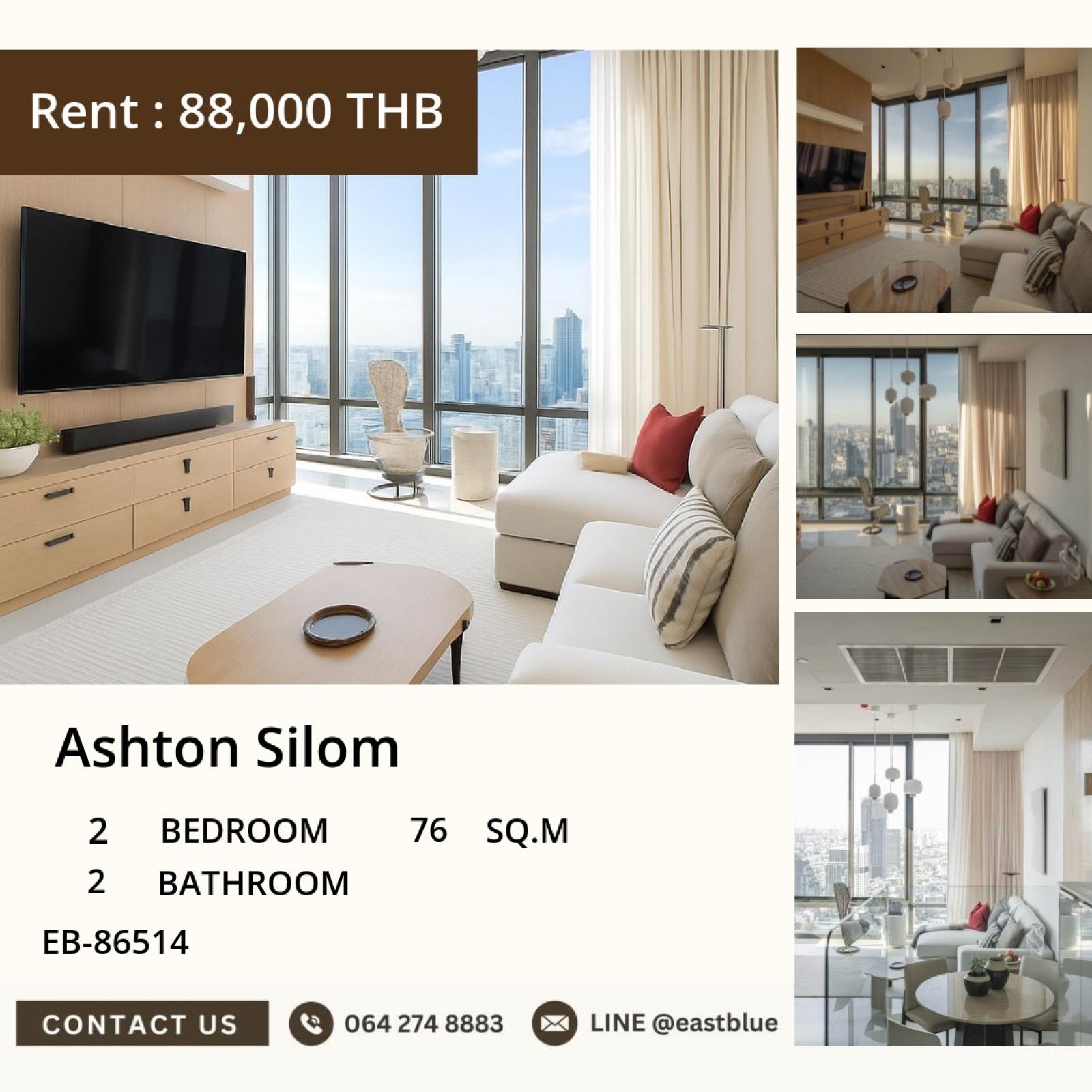 🏙️ Luxe 2-Bed Condo at Ashton Silom: Prime Location, Ultimate Comfort!🌆 Live in the Heart of Bangkok - 76 sqm Oasis Near BTS Chong Nonsi from Just 88k THB 0642748883 🏙️ Luxe 2-Bed Condo at Ashton Silom: Prime Location, Ultimate Comfort!🌆 Live in the Heart of Bangkok - 76 sqm Oasis Near BTS Chong Nonsi from Just 88k THB 0642748883