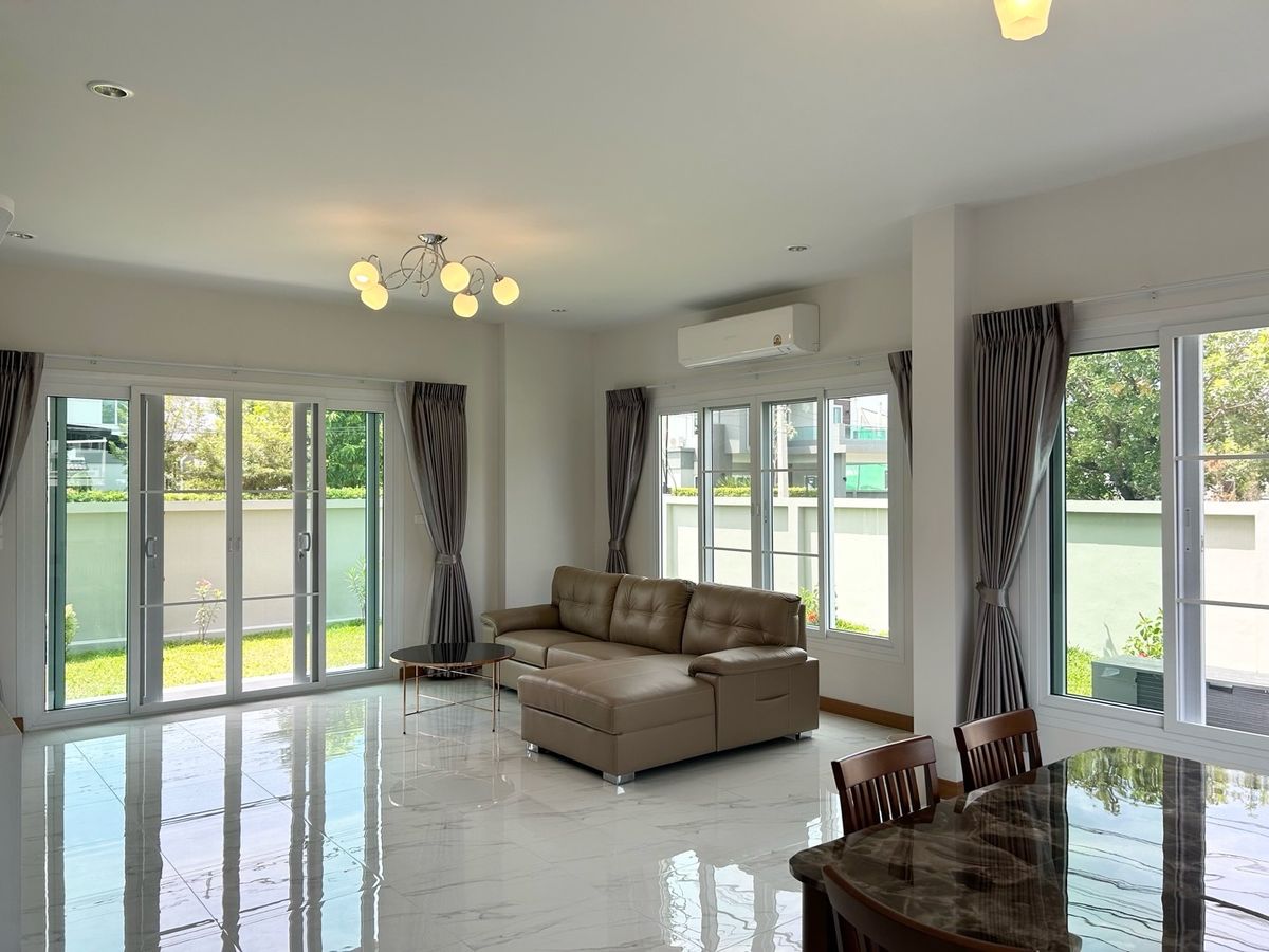 For Rent beautiful new house at Sansaran North View village Chiang Mai ให้เช่าบ้านใหม่ หมู่บ้านแสนสราญ North View – รูปที่ 4