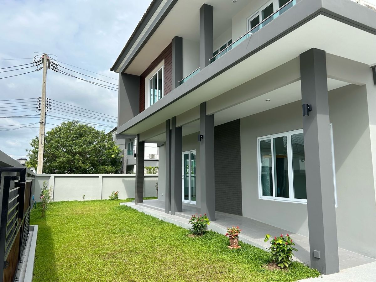 For Rent beautiful new house at Sansaran North View village Chiang Mai ให้เช่าบ้านใหม่ หมู่บ้านแสนสราญ North View – รูปที่ 2