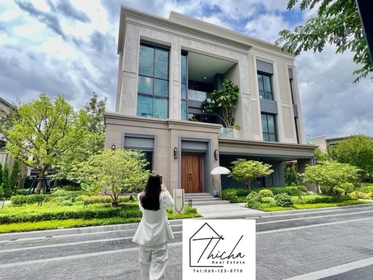 Luxury house, Phutthamonthon 2, luxury 3 -story mansion, Moden Luxury Design Grand Bangkok Boulevard Pinklao -Borom Luxury house, Phutthamonthon 2, luxury 3 -story mansion, Moden Luxury Design Grand Bangkok Boulevard Pinklao -Borom