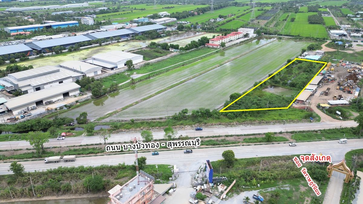 ปล่อยเช่าที่ดินติดถนนใหญ่ 340 (บางบัวทอง – สุพรรณบุรี) ทำเลทองในราคาที่ใครก็เอื้อมถึง! – รูปที่ 3