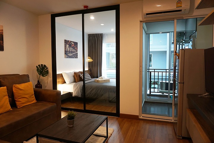 ให้เช่า Regent Home Sukhumvit 81 BTS อ่อนนุช  เฟอร์ครบ มีเครื่องซักผ้า ห้องพร้อมอยู่