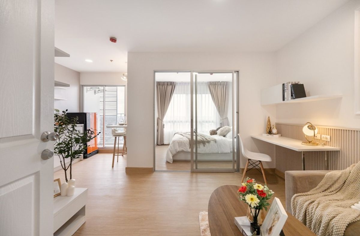 📌 Condo for sale The Trust Pinklao, size 29.03 sq m., 1 bedroom, 1 bathroom, 17th floor, beautiful open view, air conditioner + complete furniture, ready to move in, price only 1.89 million baht!! 📌 Condo for sale The Trust Pinklao, size 29.03 sq m., 1 bedroom, 1 bathroom, 17th floor, beautiful open view, air conditioner + complete furniture, ready to move in, price only 1.89 million baht!!