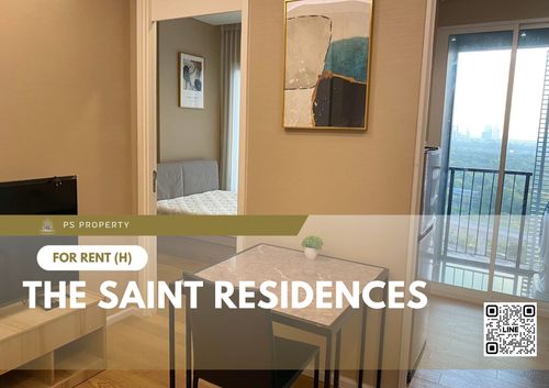 ให้เช่า 🔥 The Saint Residences 🔥 ใกล้ MRT พหลโยธิน เฟอร์นิเจอร์ และ เครื่องใช้ไฟฟ้าครบ 