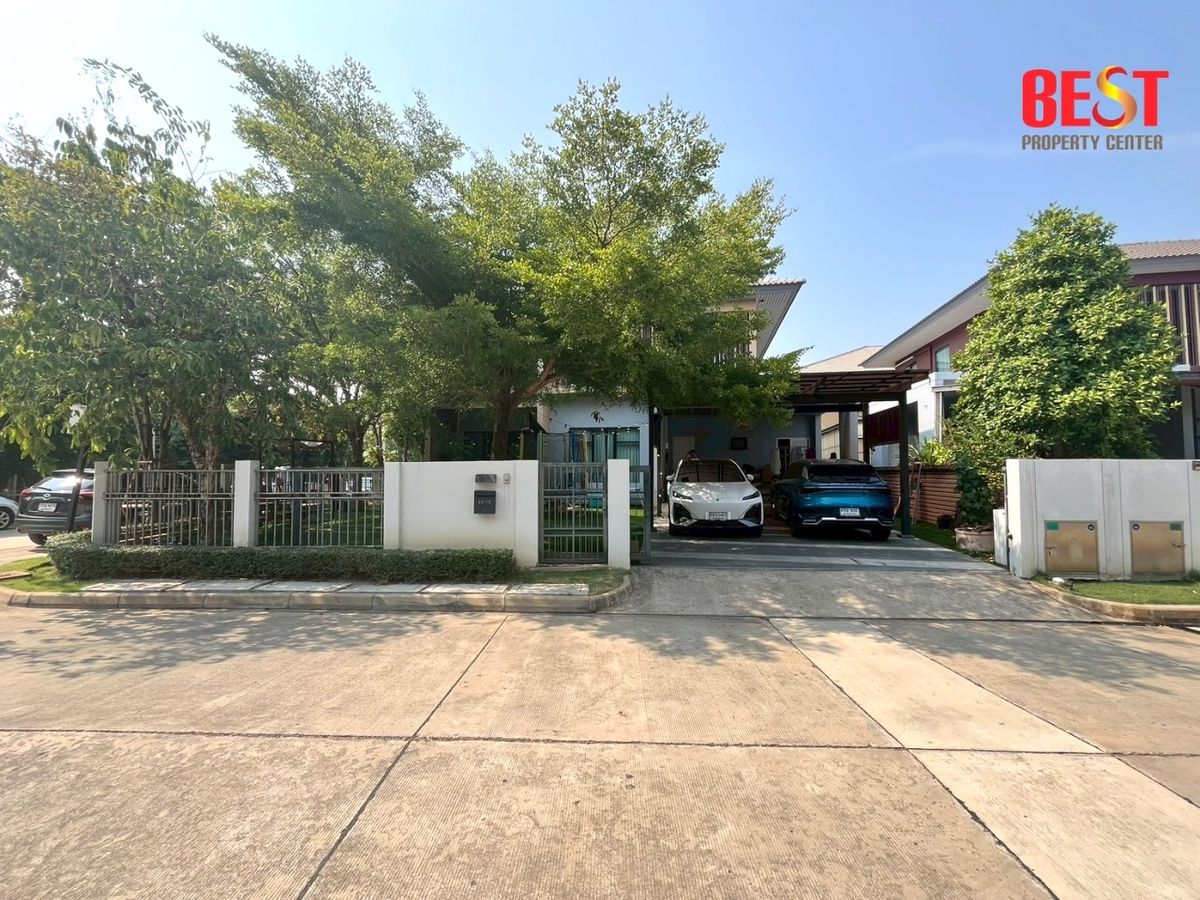 🔥ขายบ้านเดี่ยวหรู แปลงมุม โครงการบุราสิริ รังสิต ปทุมธานี | 90 ตร.วา | 4 ห้องนอน 5 ห้องน้ำ | ราคาพิเศษ! ขายบ้านเดี่ยว โครงการ บุราสิริ รังสิต ปทุมธานี (Burasiri Rangsit) บ้านแปลงมุม ขนาดใหญ่พิเศษ 90 ตร.วา แบบบ้านหรูที่สุดของโครงการ  – รูปที่ 2