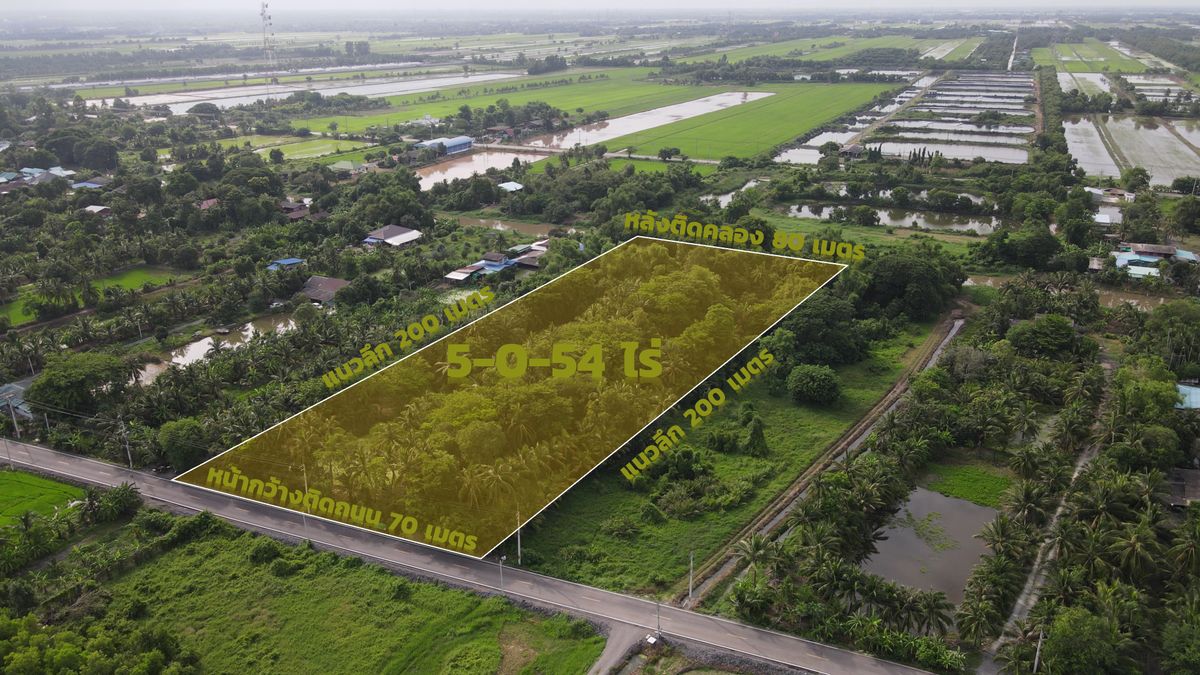 Selling a forest plantation along the Saen Saep canal 9 rai 54 sq.w. sells only 9.5 million baht, Bang Nam Priao, Chachoengsao – รูปที่ 2