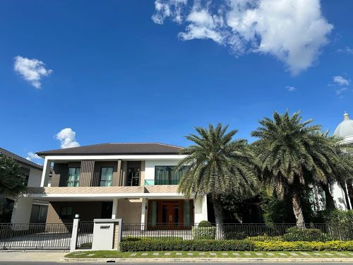 ♢ Super luxury class Detached House with private pool ♢ 2 ชั้น | ขนาดที่ดิน 135.00 ตร.ว. พื้นที่ใช้สอย 306.00 ตร.ม. | 4 ห้องนอน 5 ห้องน้ำ 6 ที่จอดรถ | ใกล้ มหาวิทยาลัยรามคำแหง2 , เซนทรัลบางนา, ตลาดนัมเบอร์วัน
