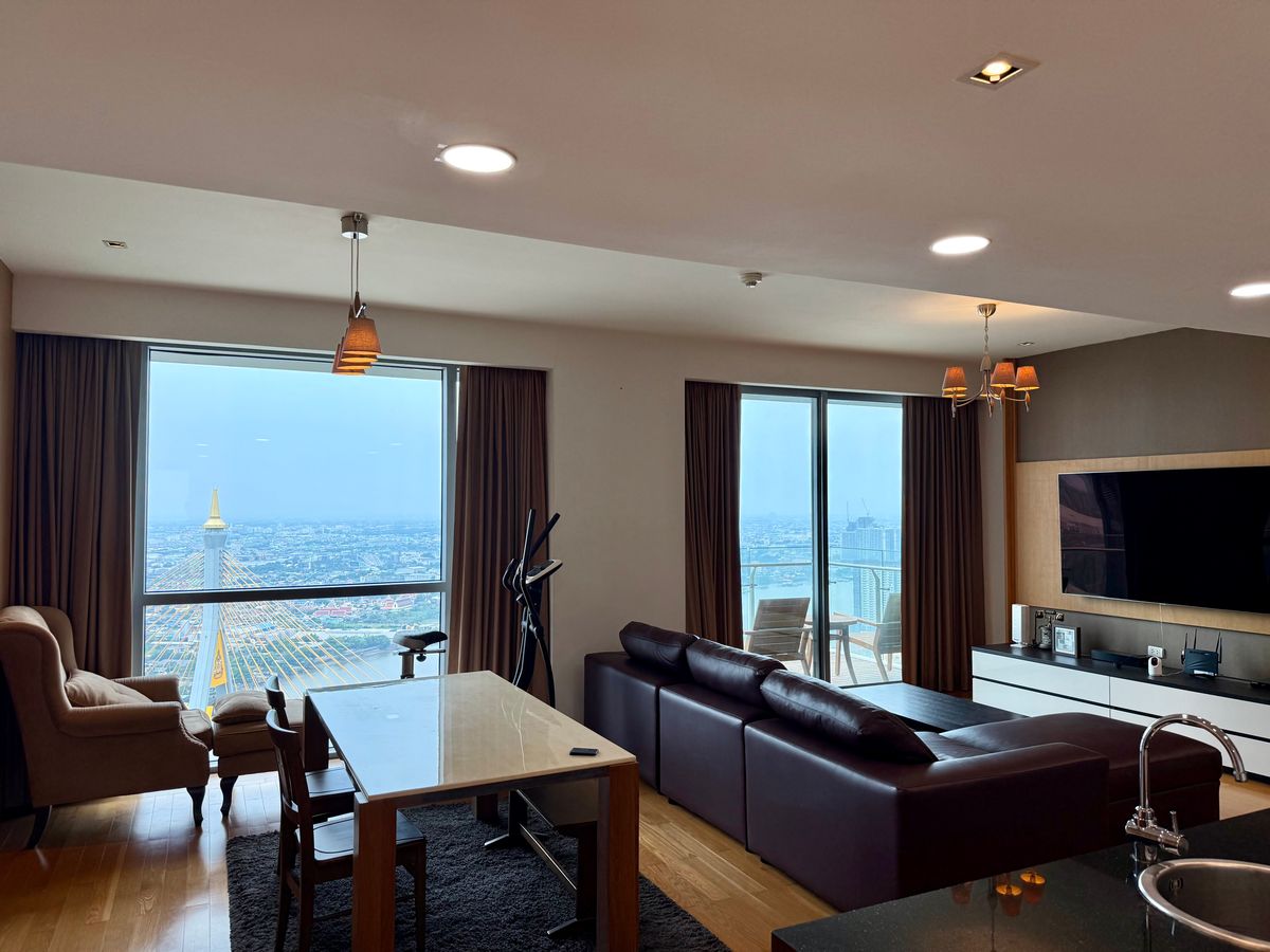 เช่า คอนโด The Pano ชั้น 43 ขนาด 130 ตรม. พร้อมที่จอดรถ 2 คัน – รูปที่ 2