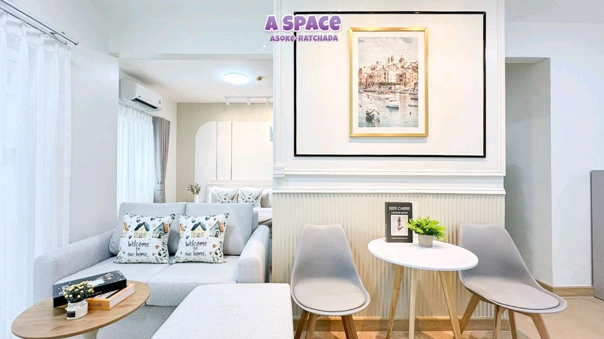 ✅️เอาไปเลยA+✅️🤗A Space อโศก-รัชดา❤️ ฟีลธรรมชาติใจกลางเมือง🏙🏕ห้องสวยใหญ่มากกก