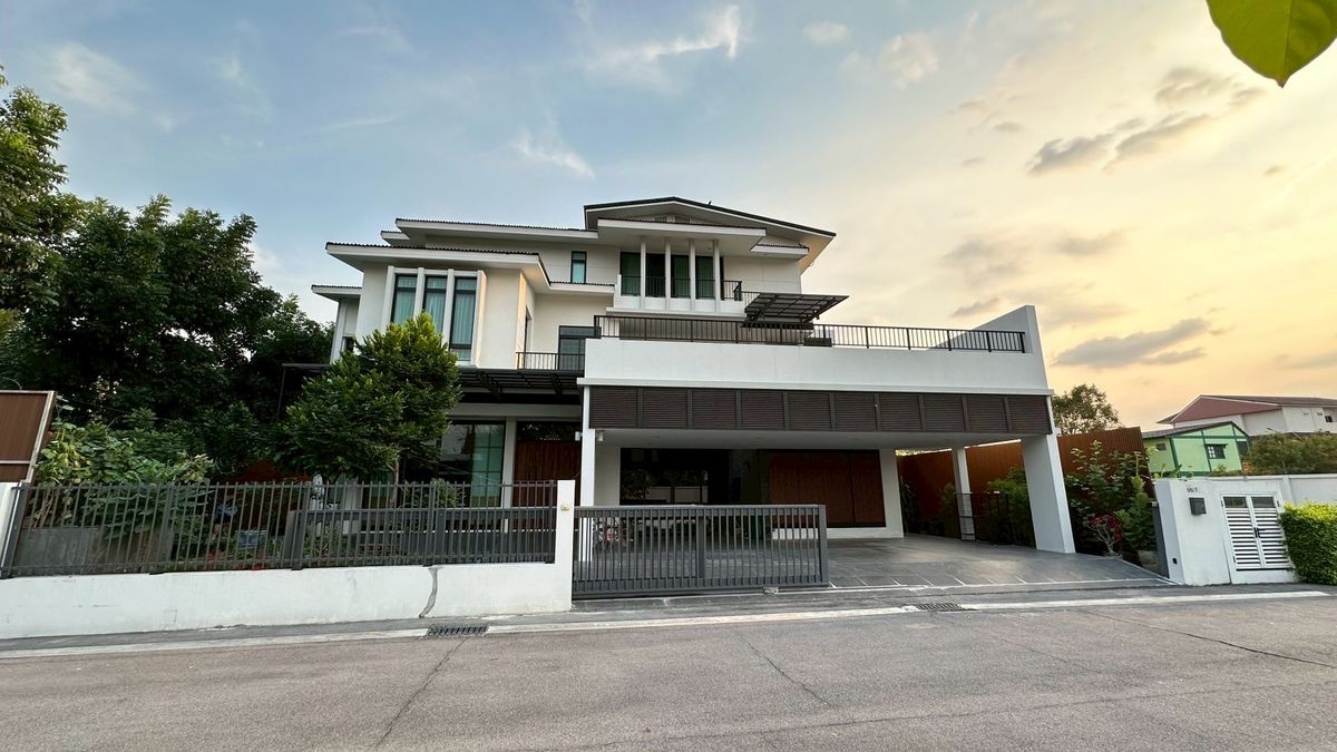 🏡Raya Residence Bangkok✨บ้านเดี่ยวหรูพร้อมสระว่ายน้ำ ขนาด 477 ตร.ม. 124.6 ตร.ว. | 4 ห้องนอน 6 ห้องน้ำ 4 ที่จอด เพียง 65 MB เท่านั้น!! ติดต่อนัดชม Tel.0922635410 (เอิร์ธ)