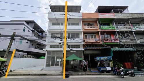 Spacious Area! Side Parking Available! Fully Renovated! Near Main Road! For Sale: 3.5-Storey Commercial Building with Rooftop, 29 Sq. Wah, Borommaratchachonnani 70 Alley, Salathammasop, Thawi Watthana – Near Thonburi Fresh Market! Ideal for Home Office, B