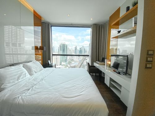 🔥For rent🔥The Address Sukhumvit 28 for short-term rent, fully furnished, luxuriously decorated, in the heart of Phrom Phong
