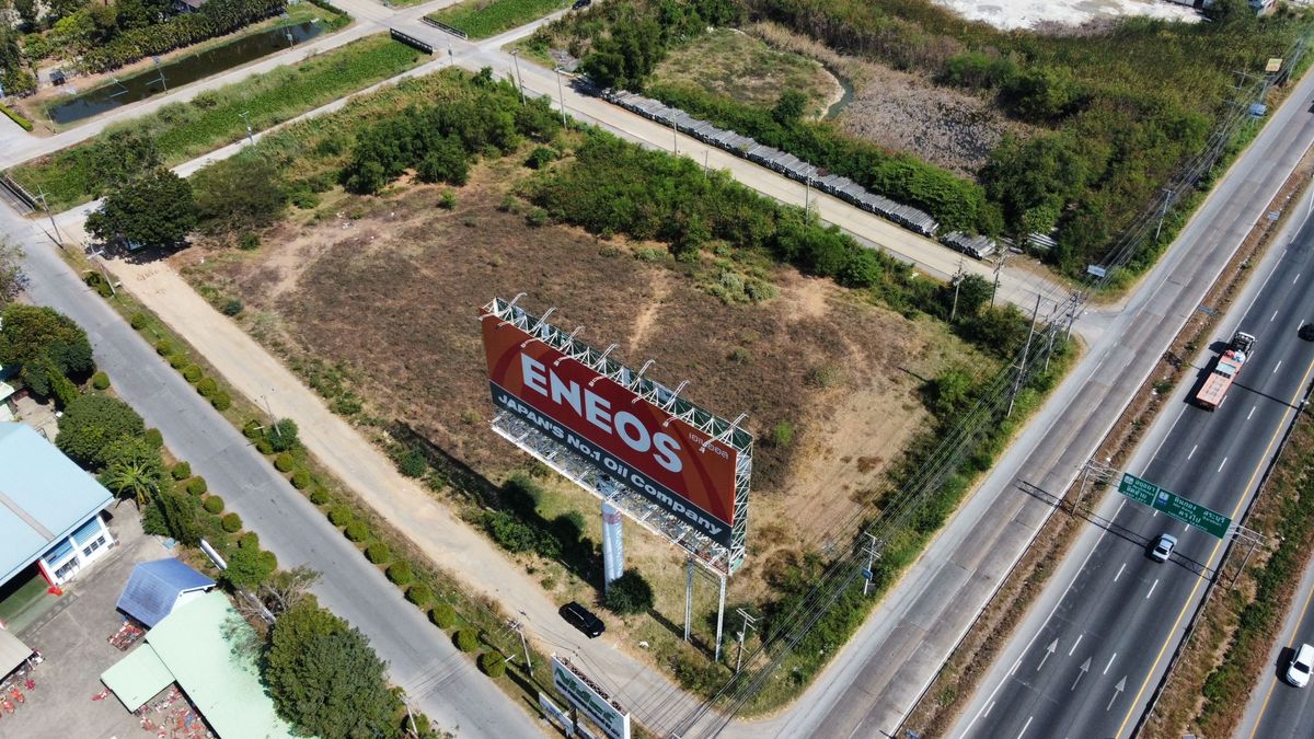 Land for sale of 5 rai, half, Wang Noi, 80 meters wide, next to Phahonyothin Road  Suitable for gas station – รูปที่ 4
