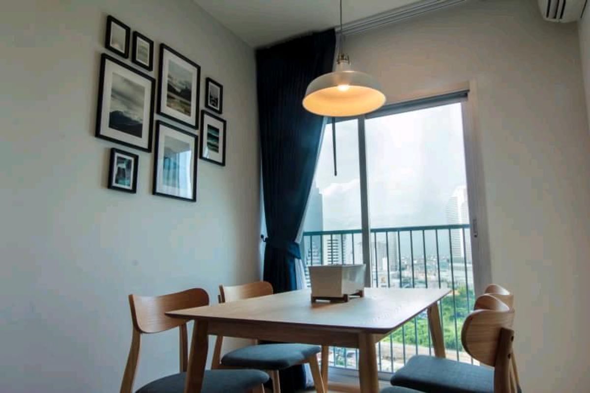 Rent Nobel Revolve, Ratchada room, 2 bedroom, 2 bathrooms, 2 bathrooms, parking in the east, beautiful view – รูปที่ 2