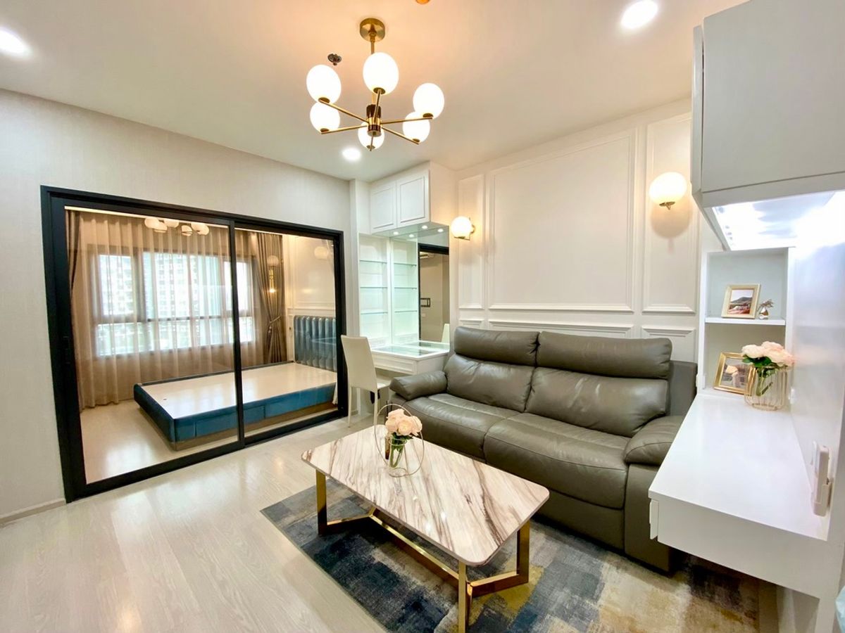 🔥For urgent rent🔥Ideo Tha Phra Interchange, next to MRT Tha Phra (the most beautiful room in the condo), unblocked view❗