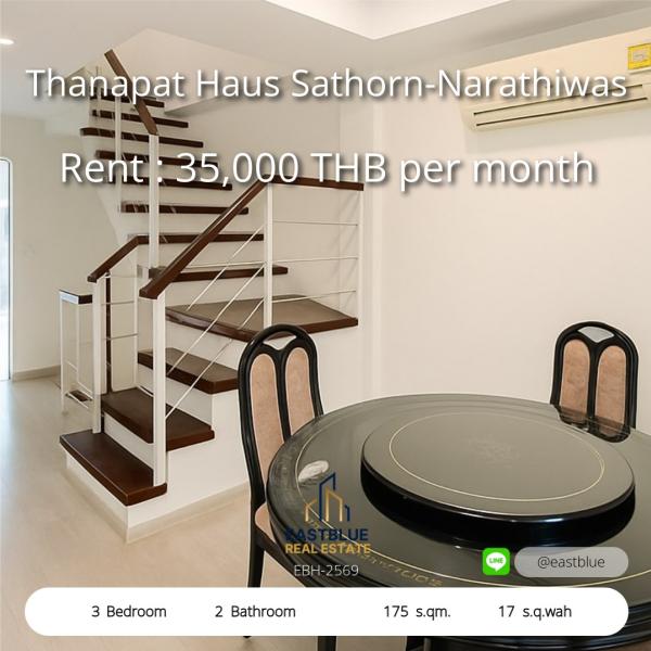 05/10/2026, ให้เช่าทาวน์โฮม 3 ชั้น รีโนเวทใหม่ ทำเลทองพระราม 3 
ใกล้สาทร-นราธิวาส พร้อมที่จอดรถ เหมาะทำโฮมออฟฟิศ 0642748883