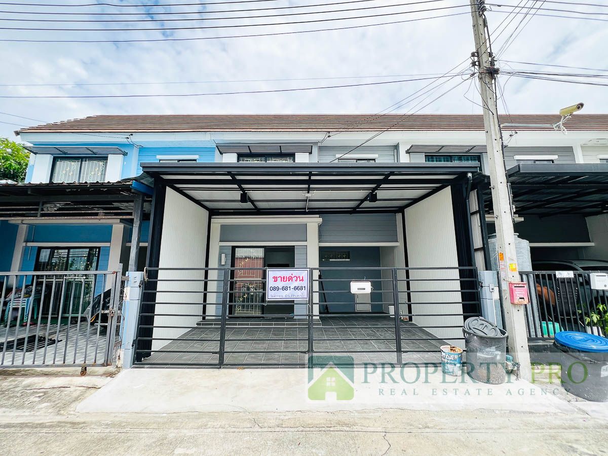 ขาย บ้าน พฤกษา 66 ทาวน์เฮาส์ 2 ชั้น แบบ 3 ห้องนอน ขนาด 18 ตรว 92 ตรม รีโนเวทใหม่ ใกล้ รังสิต นวนคร คลองหลวง ตลาดไท : EL25S-007