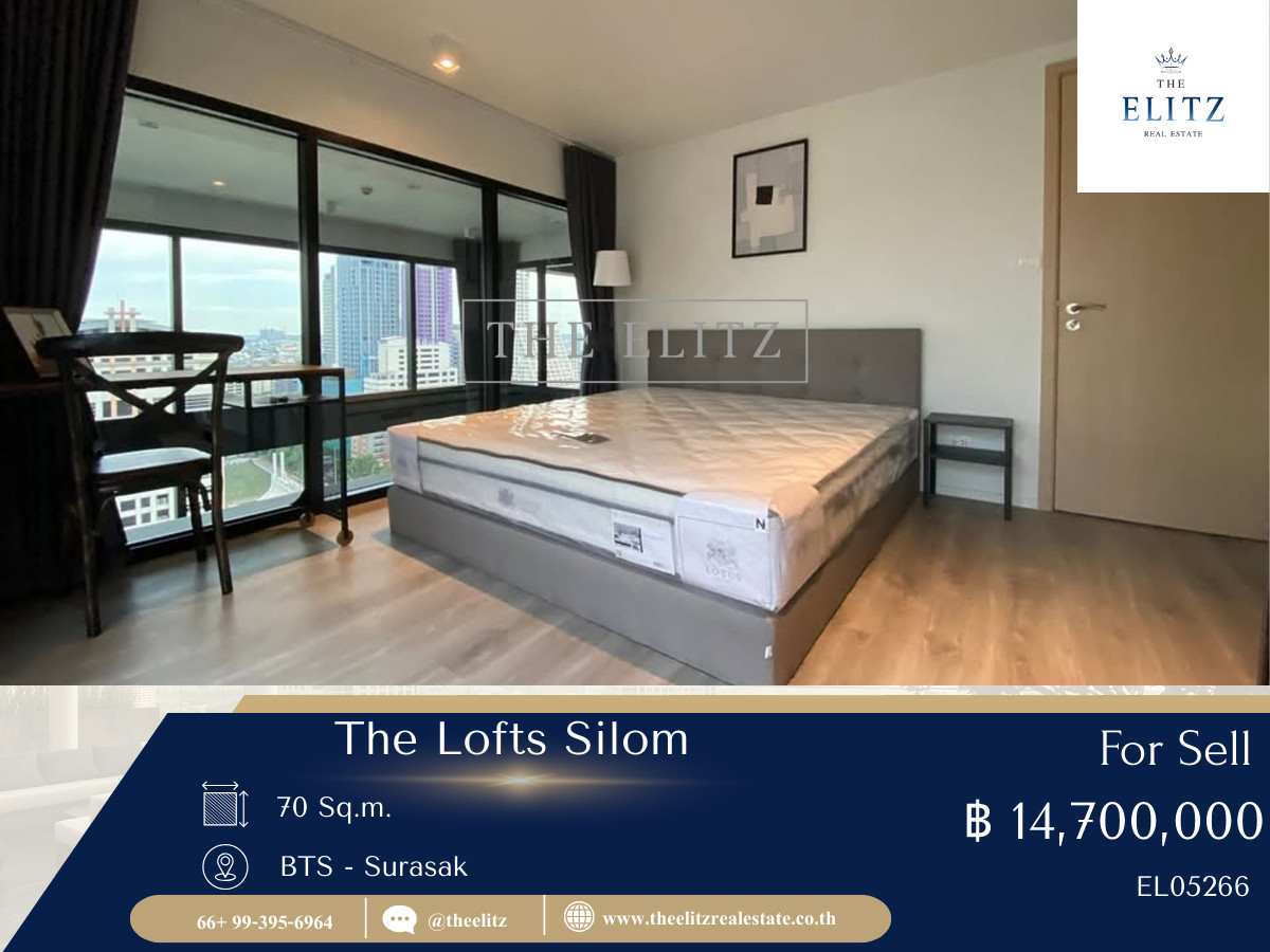 ✨ The best of the style The Lofts Silom Condo Rare Item in the center of the city. Beautiful view. ✨ The best of the style The Lofts Silom Condo Rare Item in the center of the city. Beautiful view.