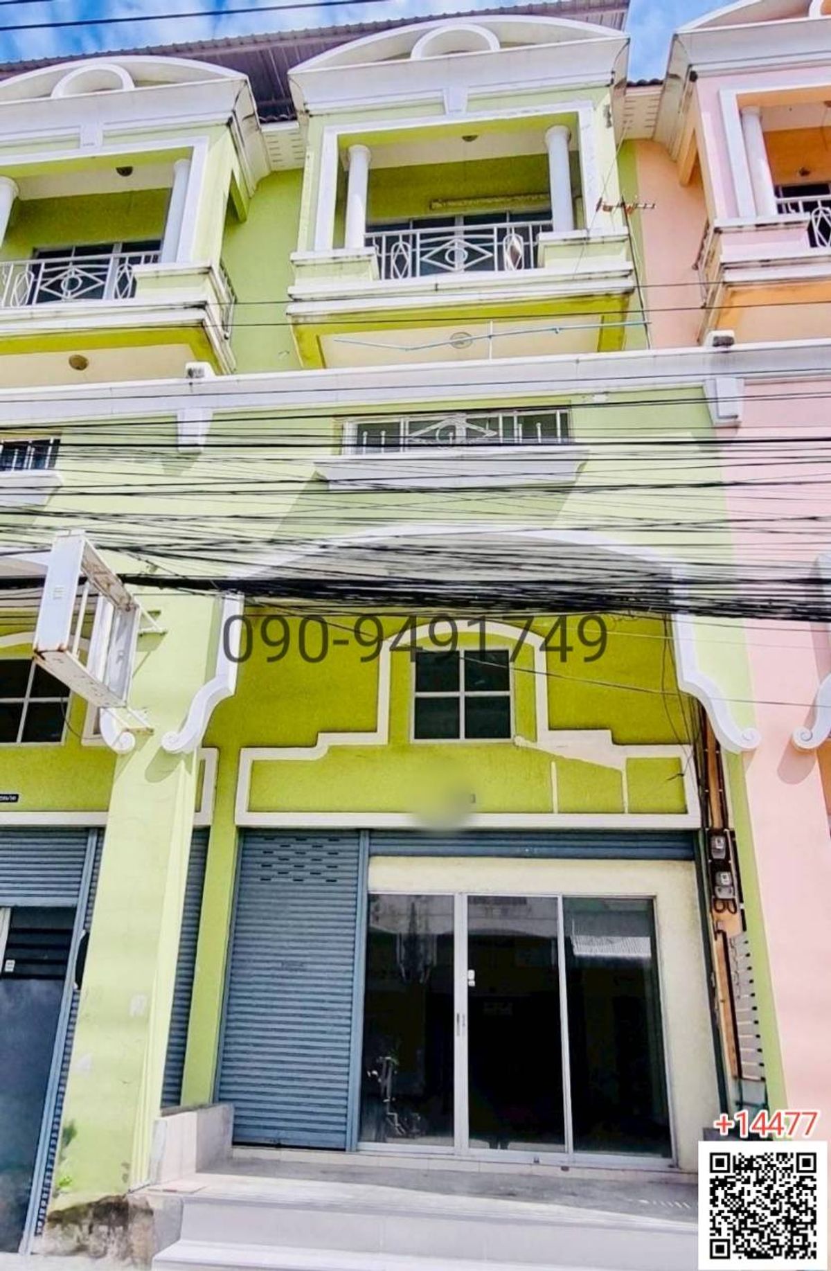 เช่า อาคารพาณิชย์ 3 ชั้น บ้านรุ่งกิจวิลล่า 14 ใกล้ สนามบินสุวรรณภูมิ