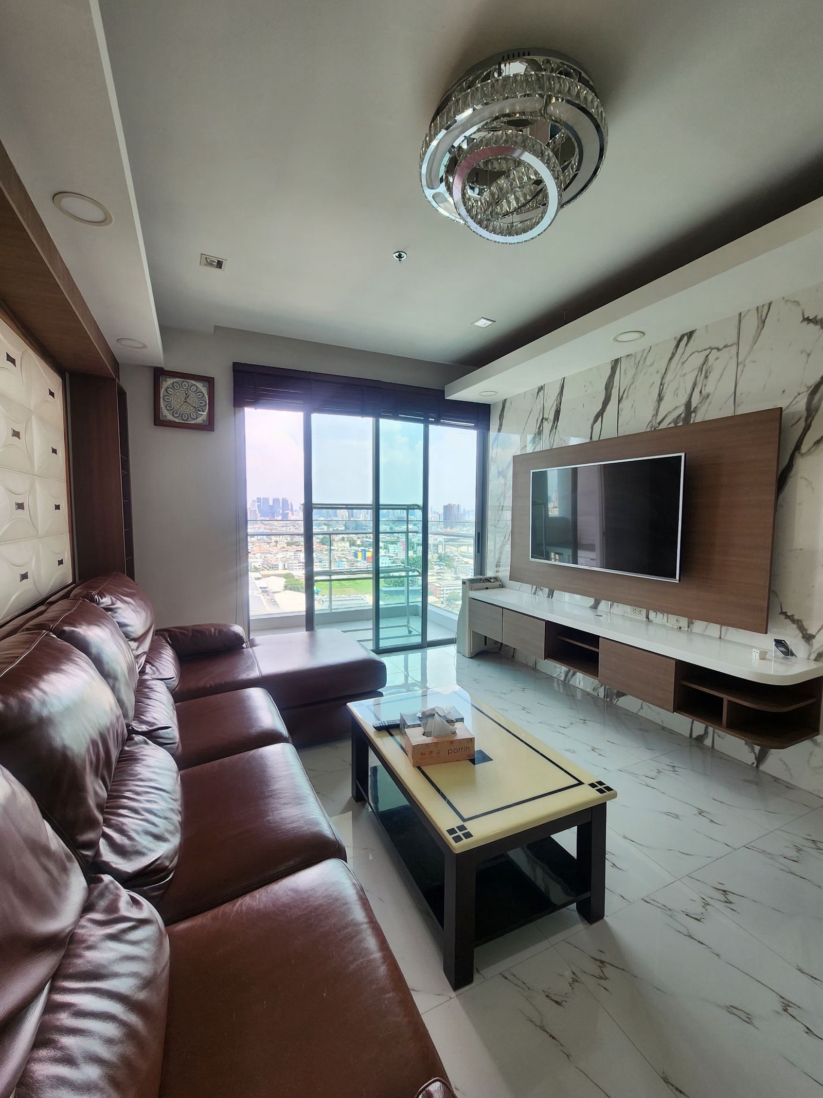 Rent 2 bedrooms, Starview, Rama 3, 34,000 baht, ready to move in.