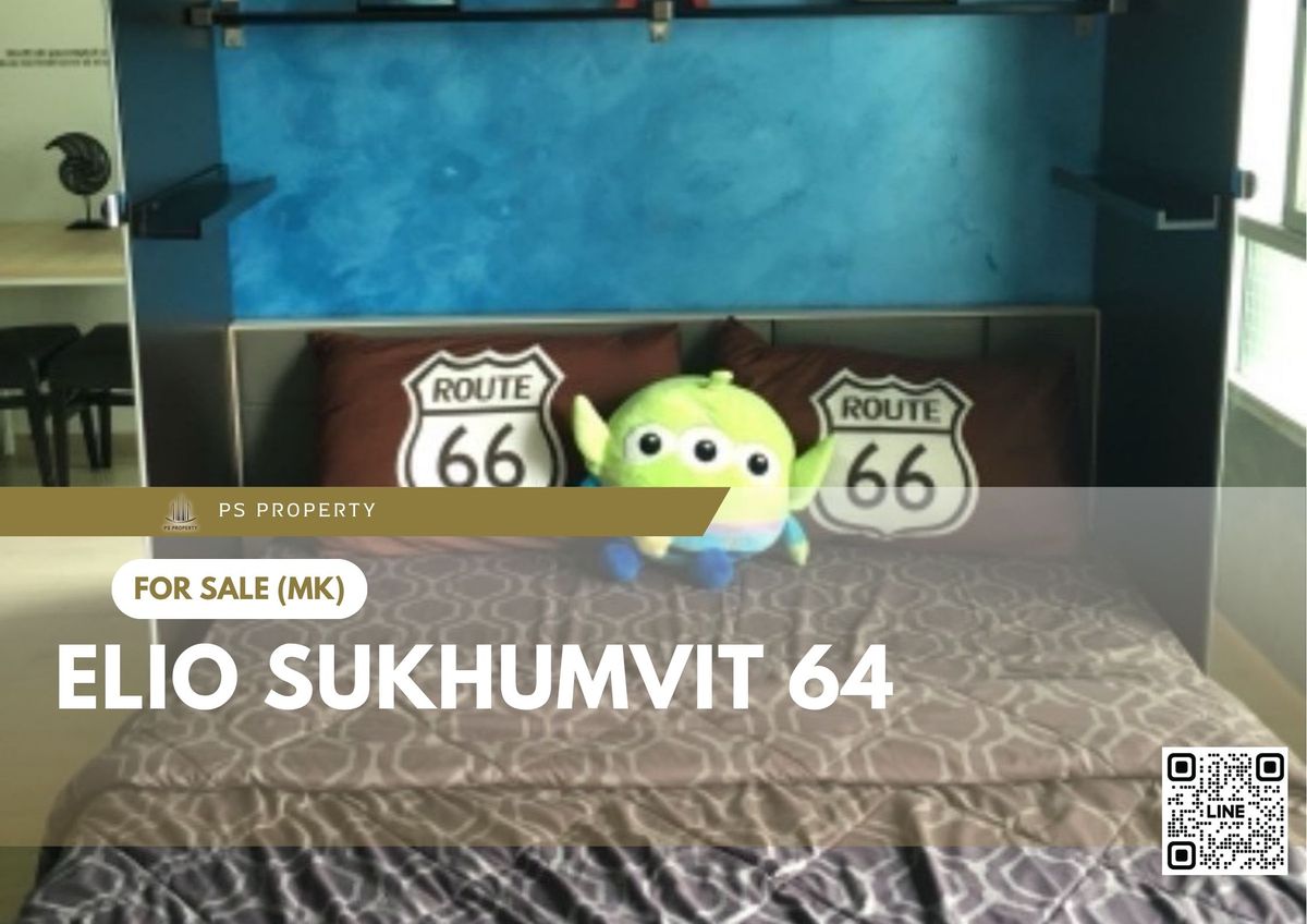 ขายด่วน 📍 Elio Sukhumvit 64 📍 เฟอร์นิเจอร์ และ เครื่องใช้ไฟฟ้าครบ ใกล้ BTS ปุณณวิถี