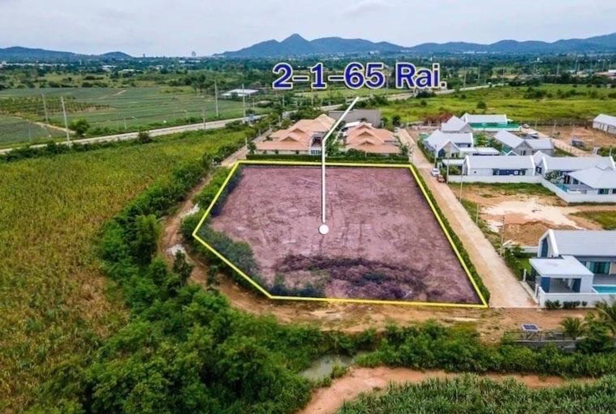 ขายที่ดินทำเลทองหัวหิน 2 ไร่ 1 งาน 65 ตร.ว. พร้อมพัฒนา!