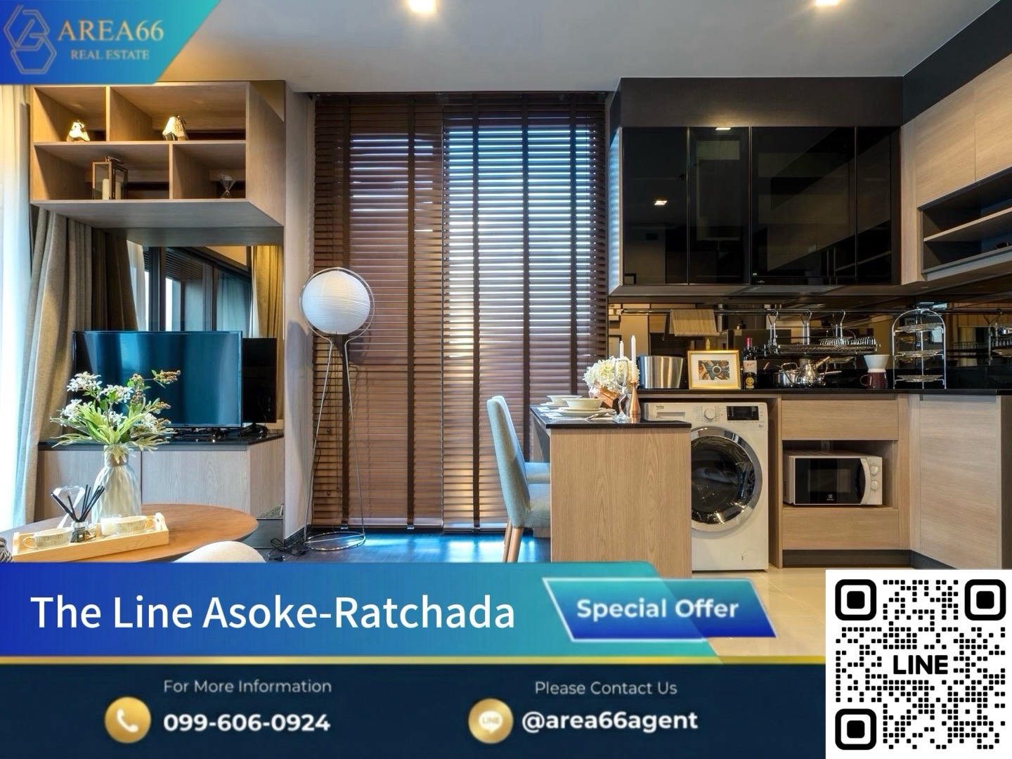 🔥ซื้อวันนี้ กำไรอนาคต ห้องทำเลศักยภาพ ราคาน่าคบ
The LINE Asoke - Ratchada